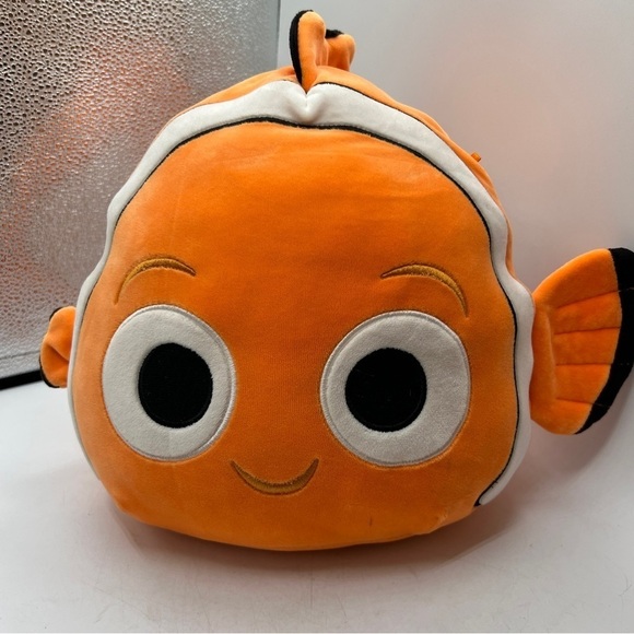 Squishmallow Official Kellytoy Plush Nemo Clown Fish Disney Ultrasoft Toy Animal - Picture 1 of 14